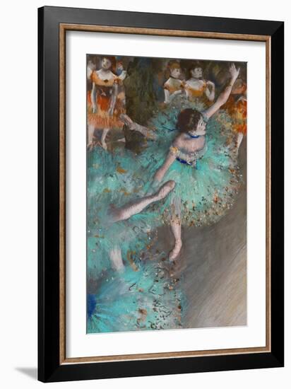 Green Dancer, circa 1880-Edgar Degas-Framed Giclee Print