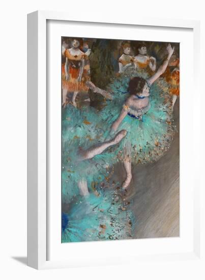 Green Dancer, circa 1880-Edgar Degas-Framed Giclee Print