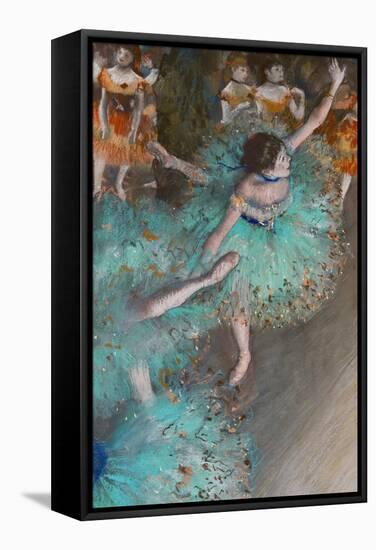 Green Dancer, circa 1880-Edgar Degas-Framed Stretched Canvas