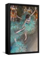 Green Dancer, circa 1880-Edgar Degas-Framed Stretched Canvas