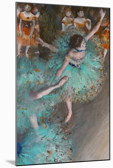 Green Dancer, circa 1880-Edgar Degas-Mounted Giclee Print