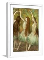 Green Dancers, 1878-Edgar Degas-Framed Giclee Print