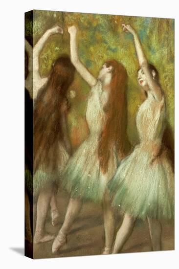 Green Dancers, 1878-Edgar Degas-Stretched Canvas