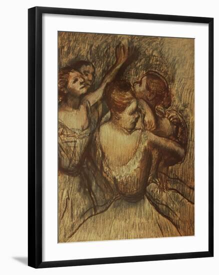 Green Dancers-Edgar Degas-Framed Giclee Print