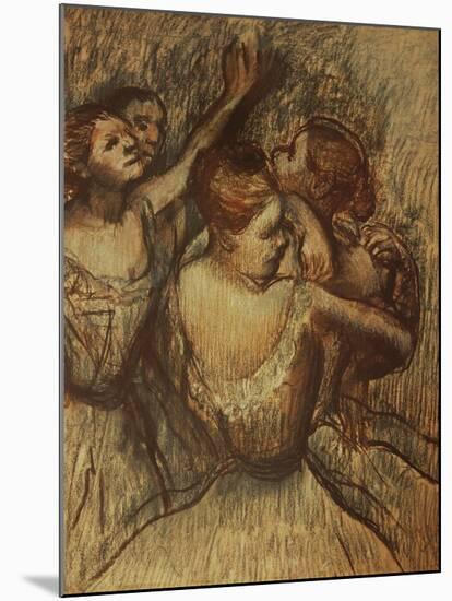 Green Dancers-Edgar Degas-Mounted Giclee Print