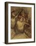 Green Dancers-Edgar Degas-Framed Giclee Print