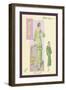 Green Daytime Fashions-null-Framed Art Print