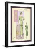 Green Daytime Fashions-null-Framed Art Print