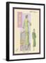 Green Daytime Fashions-null-Framed Art Print