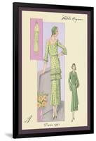 Green Daytime Fashions-null-Framed Art Print