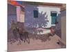 Green Door and Shadows, Lesbos, 1996-Andrew Macara-Mounted Premium Giclee Print