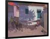 Green Door and Shadows, Lesbos, 1996-Andrew Macara-Framed Premium Giclee Print