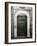 Green door in Penne-Andrea Costantini-Framed Photographic Print