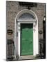 Green Door, Merrion Square, Dublin, Ireland-Jon Arnold-Mounted Photographic Print