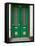 Green Door, Warnemunde, Germany-Russell Young-Framed Stretched Canvas