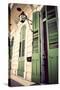 Green Doors in Usa-Jillian Melnyk-Stretched Canvas