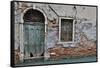 Green Doorway, Venice, Italy-Darrell Gulin-Framed Stretched Canvas