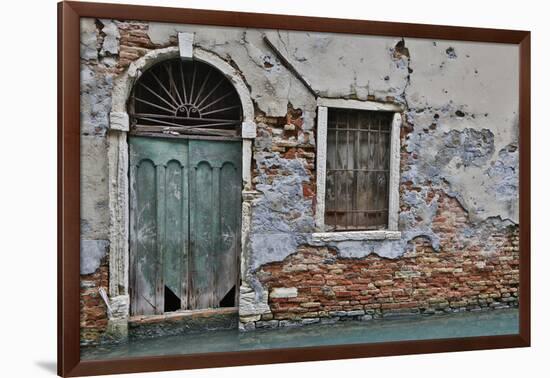 Green Doorway, Venice, Italy-Darrell Gulin-Framed Photographic Print