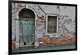 Green Doorway, Venice, Italy-Darrell Gulin-Framed Photographic Print