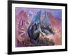 Green Dragon - Enhanced-Judy Mastrangelo-Framed Giclee Print