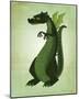 Green Dragon-John Golden-Mounted Giclee Print