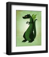 Green Dragon-John Golden-Framed Art Print