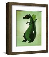 Green Dragon-John Golden-Framed Art Print