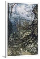 Green Dragon-Arthur Rackham-Framed Art Print