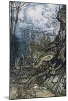 Green Dragon-Arthur Rackham-Mounted Art Print