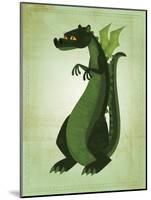 Green Dragon-John W Golden-Mounted Giclee Print