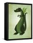 Green Dragon-John W Golden-Framed Stretched Canvas