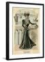 Green Dress 1899-null-Framed Art Print