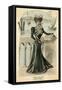 Green Dress 1899-null-Framed Stretched Canvas