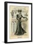 Green Dress 1899-null-Framed Art Print