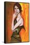 Green Dress and Mobile Phone, 2006-Stevie Taylor-Framed Stretched Canvas