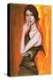 Green Dress and Mobile Phone, 2006-Stevie Taylor-Stretched Canvas