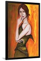 Green Dress and Mobile Phone, 2006-Stevie Taylor-Framed Giclee Print