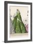 Green Dress-null-Framed Art Print