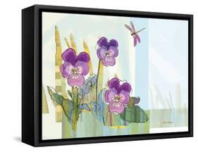 Green Earth Pansie 13-Robbin Rawlings-Framed Stretched Canvas