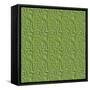 Green Embossed Tile-Ruth Palmer-Framed Stretched Canvas