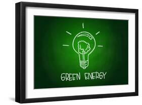 Green Energy-airdone-Framed Art Print