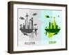 Green Environment Illustration-cienpies-Framed Art Print