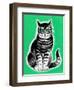 Green-Eyed Cat - Jack & Jill-Frank Dobias-Framed Giclee Print