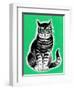 Green-Eyed Cat - Jack & Jill-Frank Dobias-Framed Giclee Print