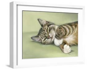 Green Eyes-Janet Pidoux-Framed Giclee Print