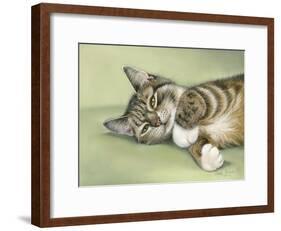 Green Eyes-Janet Pidoux-Framed Giclee Print