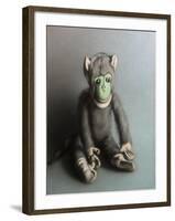 Green Face Monkey, 2006,-Peter Jones-Framed Giclee Print