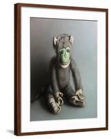 Green Face Monkey, 2006,-Peter Jones-Framed Giclee Print