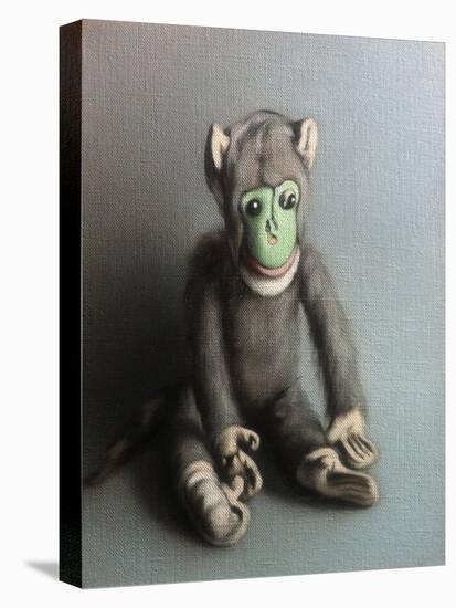 Green Face Monkey, 2006,-Peter Jones-Stretched Canvas