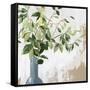 Green Fall Leaves-Asia Jensen-Framed Stretched Canvas